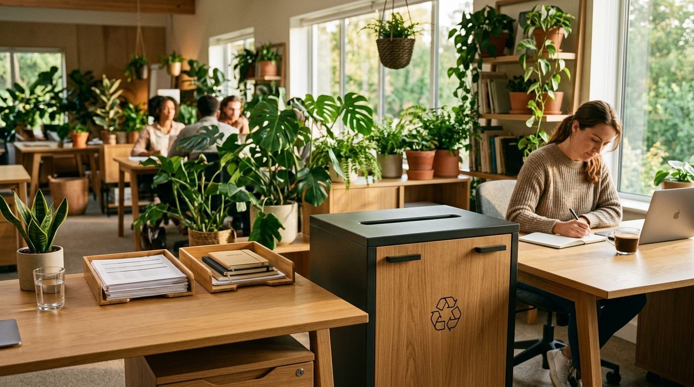Location de destructeurs de documents : allier sécurité des données et recyclage écoresponsable