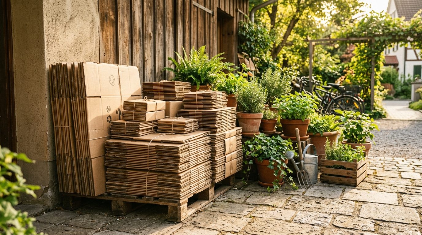 Comment évacuer et recycler des cartons en grande quantité à Vaulx-en-Velin