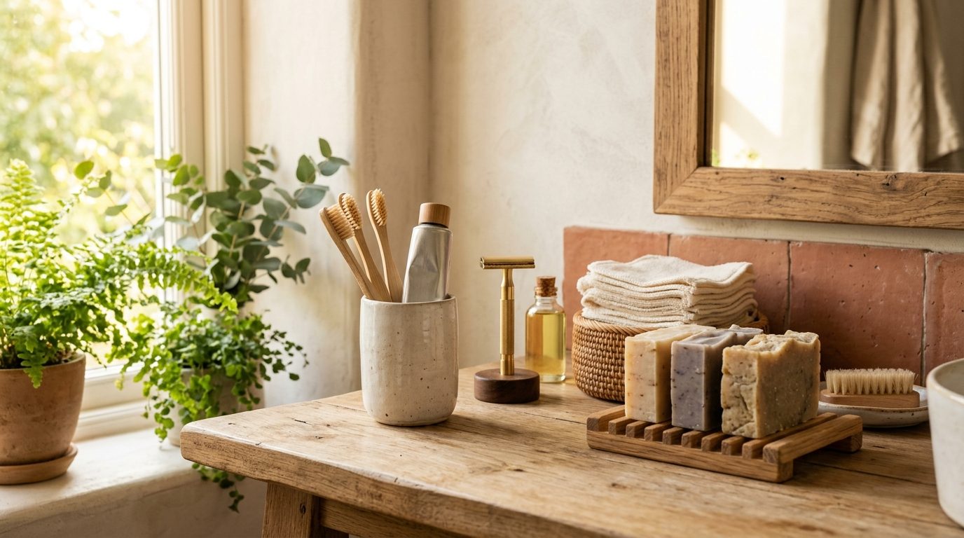 Salle de bain zéro déchet : astuces et guide pratique pour toute la famille